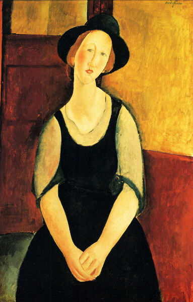 Modigliani - Portrait of Thora Klinckowstroem by Modigliani